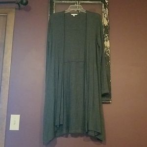 NWOT! Long gray cardigan.  Light weight.